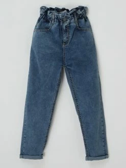 Bestpreis 🤩 Blue Effect Balloon Fit 👖 Jeans Mit Paperbag-Bund - 👖 Jeans Meliert 🔥