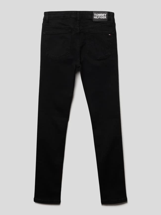 Brandneu 🥰 Tommy Hilfiger Teens Skinny Fit 👖 Jeans Mit Stretch-Anteil - Schwarz 🥰 5 Brandneu 🥰 Tommy Hilfiger Teens Skinny Fit 👖 Jeans Mit Stretch-Anteil - Schwarz 🥰 – Bild 3