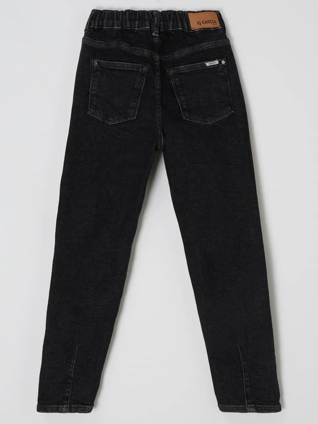 Brandneu 🛒 Garcia Mom Fit High Waist 👖 Jeans Mit Stretch-Anteil - Dunkelgrau ✨ 6 Brandneu 🛒 Garcia Mom Fit High Waist 👖 Jeans Mit Stretch-Anteil - Dunkelgrau ✨ – Bild 4