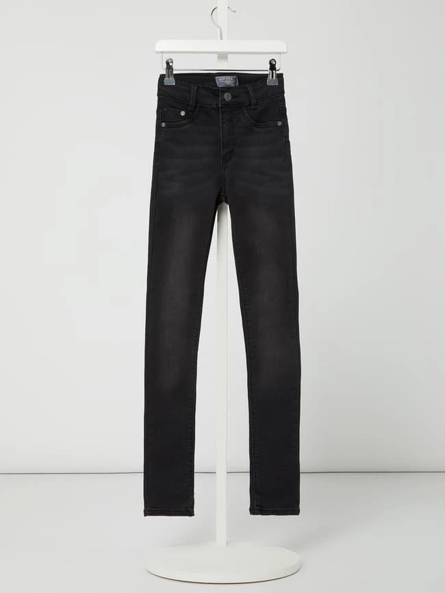 Schlussverkauf ✨ Blue Effect Slim Fit High Waist 👖 Jeans Mit Stretch-Anteil - Schwarz 👍 3 Schlussverkauf ✨ Blue Effect Slim Fit High Waist 👖 Jeans Mit Stretch-Anteil - Schwarz 👍