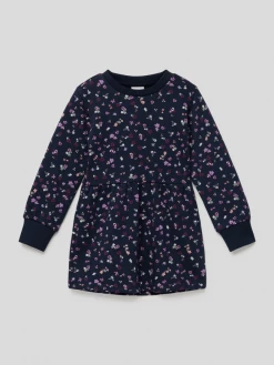 Angebote 🔥 S.Oliver RED LABEL Kleid Mit Allover-Muster - Marineblau 👍