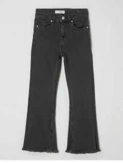 Besorgen ✨ Mango Flared 👖 Jeans Mit Stretch-Anteil - Graphit Meliert 😀