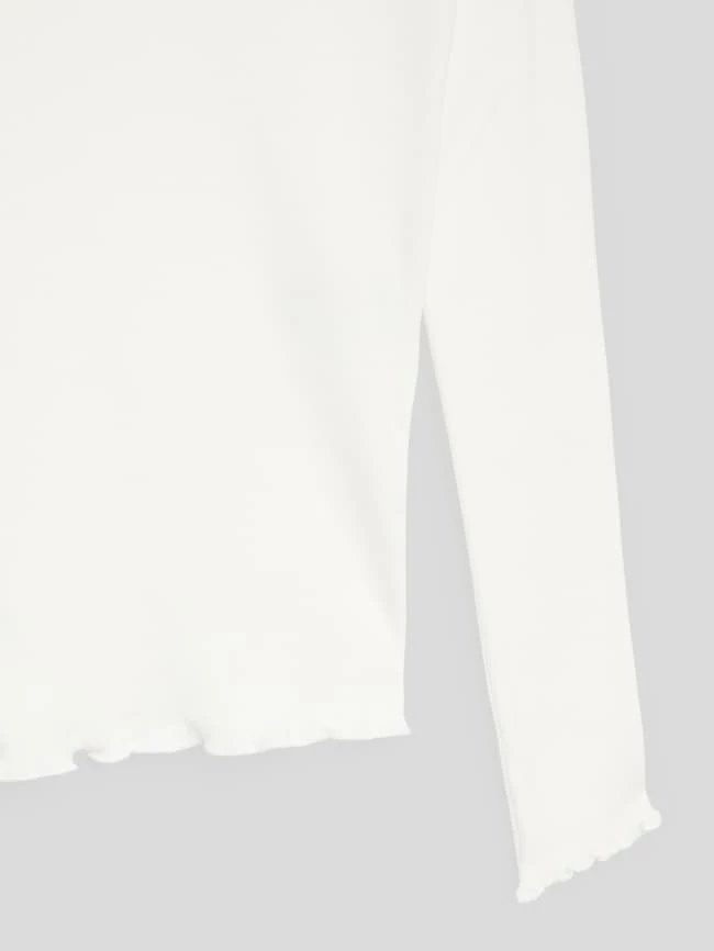 Billig 🎉 OVS Longsleeve Mit Muschelsaum - Weiß 🛒 3 Billig 🎉 OVS Longsleeve Mit Muschelsaum - Weiß 🛒 – Bild 2