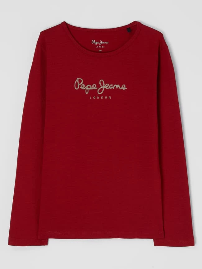 Bester Verkauf 🎁 Pepe 👖 Jeans Sweatshirt Mit Stretch-Anteil Modell 'Hana' - Rot 🔥 3 Bester Verkauf 🎁 Pepe 👖 Jeans Sweatshirt Mit Stretch-Anteil Modell 'Hana' - Rot 🔥