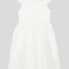 Angebote 😉 Happy 👧 Girls Kommunionskleid Mit Ziersteinbesatz - Ecru 🎁