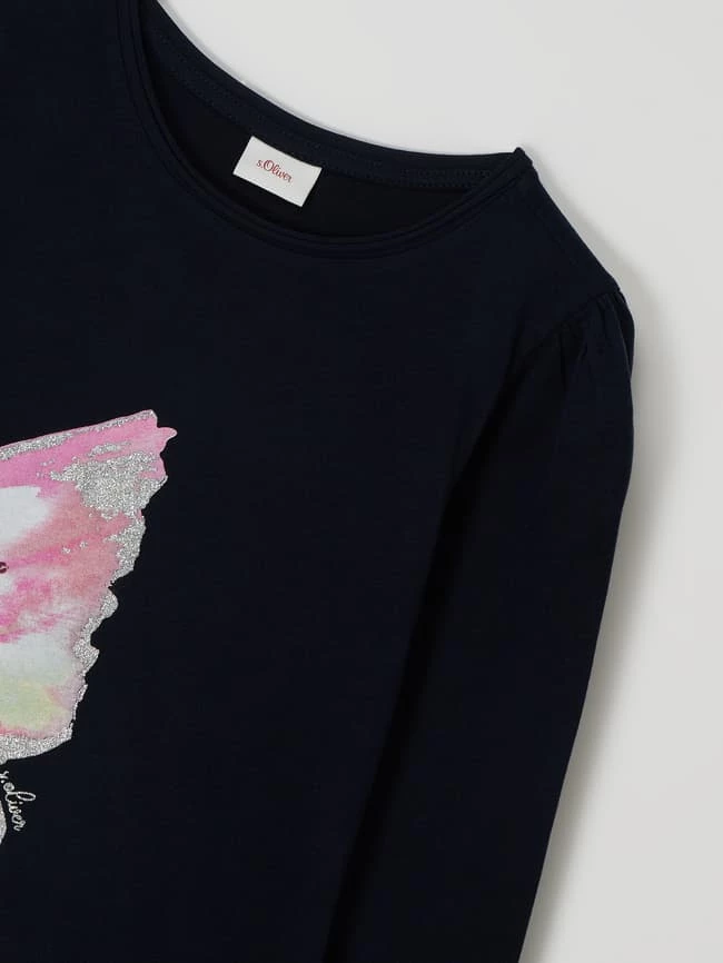 Blitzangebot 🛒 S.Oliver RED LABEL Longsleeve Mit Print - Marineblau 🤩 4 Blitzangebot 🛒 S.Oliver RED LABEL Longsleeve Mit Print - Marineblau 🤩 – Bild 2