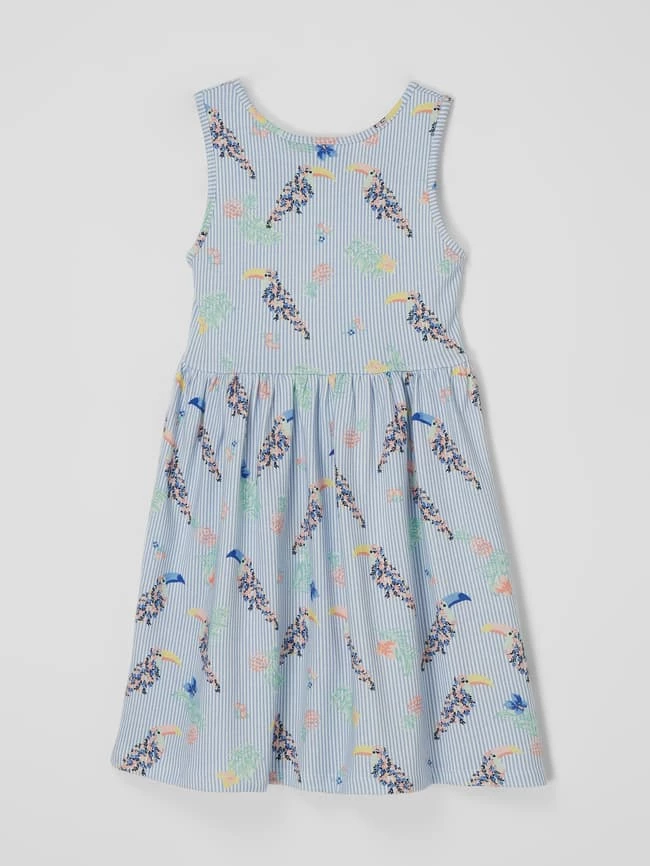 Billig 😀 Happy 👧 Girls Kleid Mit Streifenmuster - Bleu 😉 6 Billig 😀 Happy 👧 Girls Kleid Mit Streifenmuster - Bleu 😉 – Bild 4