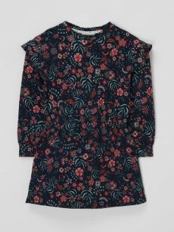 Rabatt 🛒 Garcia Sweatkleid Mit Ornament-Muster - Marineblau 😉