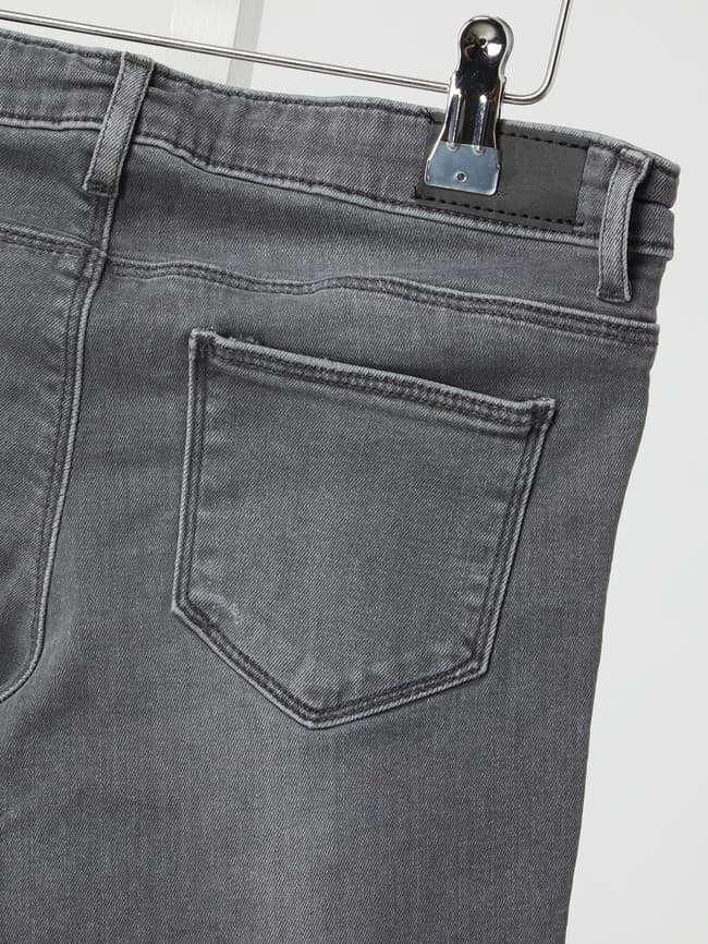 Auslauf 😀 Only Skinny Fit 👖 Jeans Mit Stretch-Anteil Modell 'Kendel' - Mittelgrau Meliert ⭐ 6 Auslauf 😀 Only Skinny Fit 👖 Jeans Mit Stretch-Anteil Modell 'Kendel' - Mittelgrau Meliert ⭐ – Bild 4