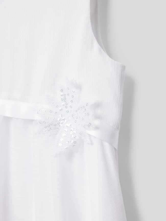 Besorgen 🔥 Weise Kommunionskleid Mit Floralem Detail - Weiß 👍 4 Besorgen 🔥 Weise Kommunionskleid Mit Floralem Detail - Weiß 👍 – Bild 2