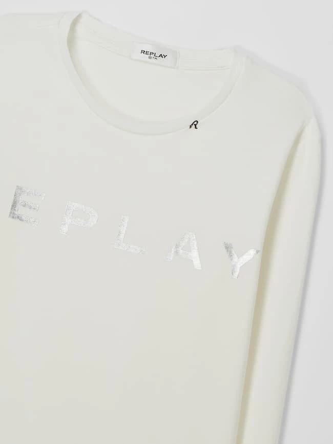 Coupon 🛒 Replay Longsleeve Mit Stretch-Anteil - Offwhite ⭐ 4 Coupon 🛒 Replay Longsleeve Mit Stretch-Anteil - Offwhite ⭐ – Bild 2