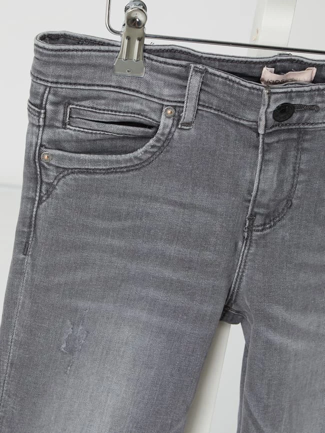 Auslauf 😀 Only Skinny Fit 👖 Jeans Mit Stretch-Anteil Modell 'Kendel' - Mittelgrau Meliert ⭐ 4 Auslauf 😀 Only Skinny Fit 👖 Jeans Mit Stretch-Anteil Modell 'Kendel' - Mittelgrau Meliert ⭐ – Bild 2