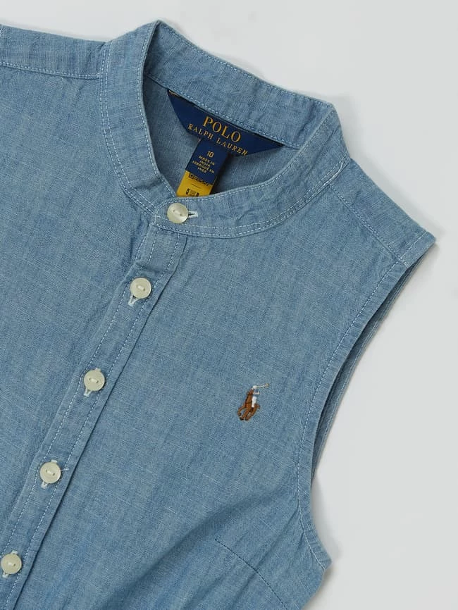 Coupon 🤩 Polo Ralph Lauren Teens Jumpsuit In Denim-Optik - Blau 👏 4 Coupon 🤩 Polo Ralph Lauren Teens Jumpsuit In Denim-Optik - Blau 👏 – Bild 2