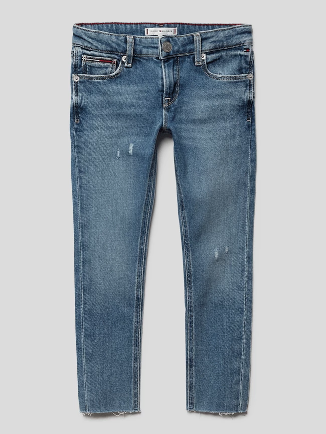 Neu 🎁 Tommy Hilfiger Teens 👖 Jeans Im Skinny Fit Mit Logo-Stitching - 👖 Jeans 🎁 3 Neu 🎁 Tommy Hilfiger Teens 👖 Jeans Im Skinny Fit Mit Logo-Stitching - 👖 Jeans 🎁