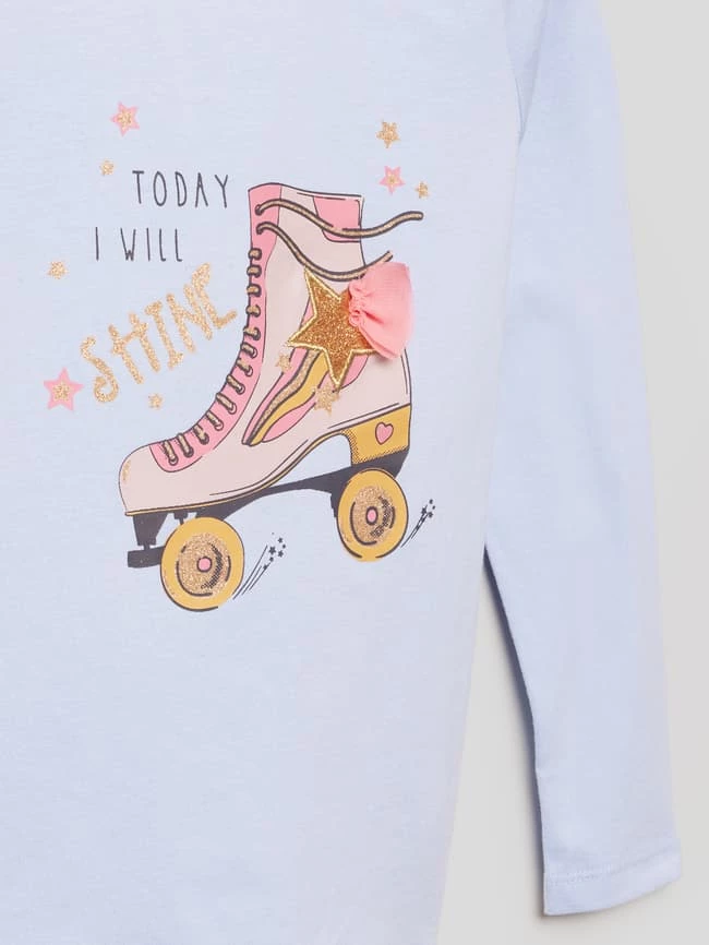 Großhandel 🧨 Name It Longsleeve Mit Rundhalsausschnitt Modell 'LEELA' - Hellblau 🥰 4 Großhandel 🧨 Name It Longsleeve Mit Rundhalsausschnitt Modell 'LEELA' - Hellblau 🥰 – Bild 2