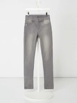 Bester Verkauf 🌟 Blue Effect Skinny Fit Jeggings - Hellgrau 💯