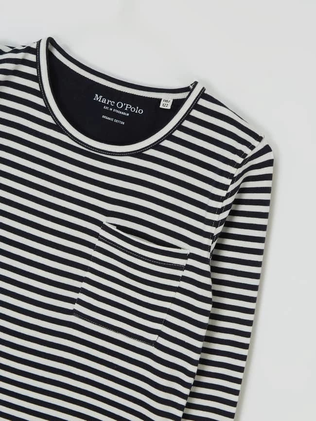 Billig 😀 Marc O'Polo Longsleeve Aus Bio-Baumwollmischung Mit Stretch-Anteil - Marineblau 🎉 4 Billig 😀 Marc O'Polo Longsleeve Aus Bio-Baumwollmischung Mit Stretch-Anteil - Marineblau 🎉 – Bild 2