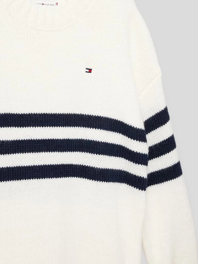Top 10 🌟 Tommy Hilfiger Teens Strickkleid Mit Streifen-Details - Ecru 🧨 4 Top 10 🌟 Tommy Hilfiger Teens Strickkleid Mit Streifen-Details - Ecru 🧨 – Bild 2