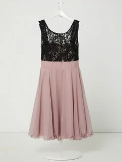 Billig 🛒 G.O.L. Kleid Aus Spitze Und Chiffon Mit Glitter-Effekt - Flieder 🔥