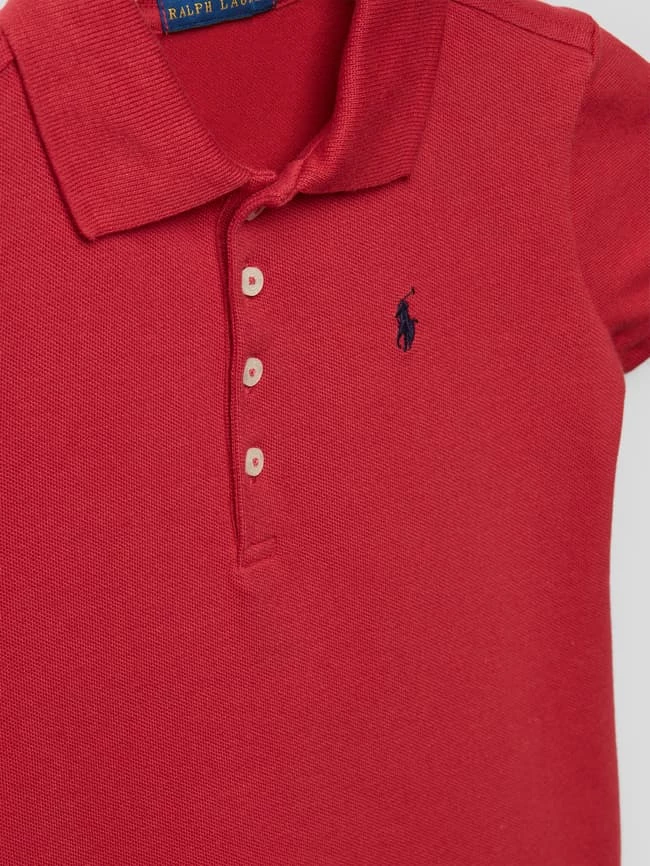 Angebote 🎉 Polo Ralph Lauren Kids Kleid Mit Polokragen Modell 'POLO DRES-DRESSES-KNIT' - Rot ✔️ 4 Angebote 🎉 Polo Ralph Lauren Kids Kleid Mit Polokragen Modell 'POLO DRES-DRESSES-KNIT' - Rot ✔️ – Bild 2