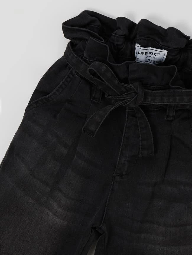 Schlussverkauf 👍 Blue Effect 👖 Jeans Mit Paperbag-Bund - Schwarz 🤩 4 Schlussverkauf 👍 Blue Effect 👖 Jeans Mit Paperbag-Bund - Schwarz 🤩 – Bild 2