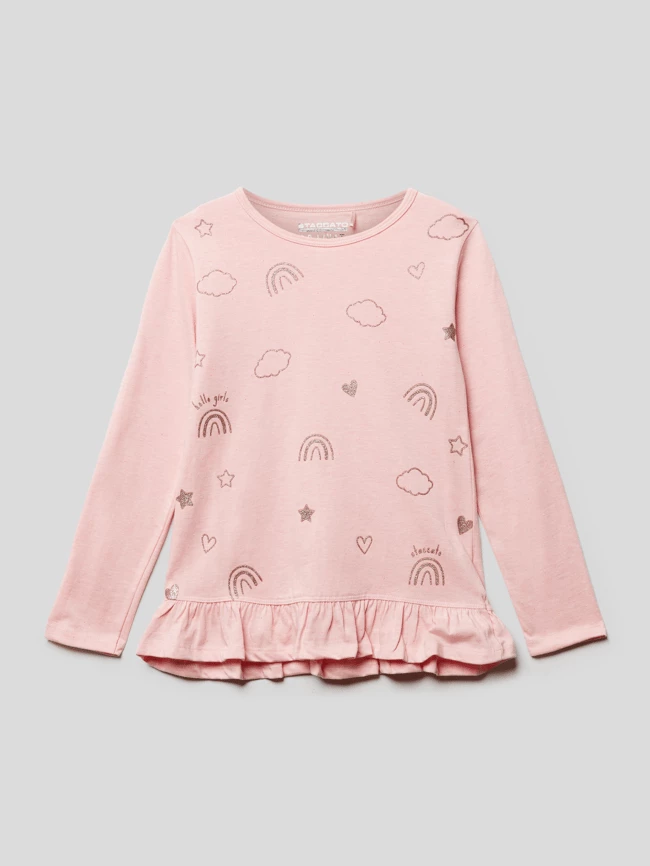 Top 10 ✨ Staccato Longsleeve Mit Volantsaum - Rosa ❤️ 3 Top 10 ✨ Staccato Longsleeve Mit Volantsaum - Rosa ❤️