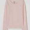 Rabatt ❤️ Polo Ralph Lauren Teens Longsleeve Aus Baumwolle - Hellrosa 👏