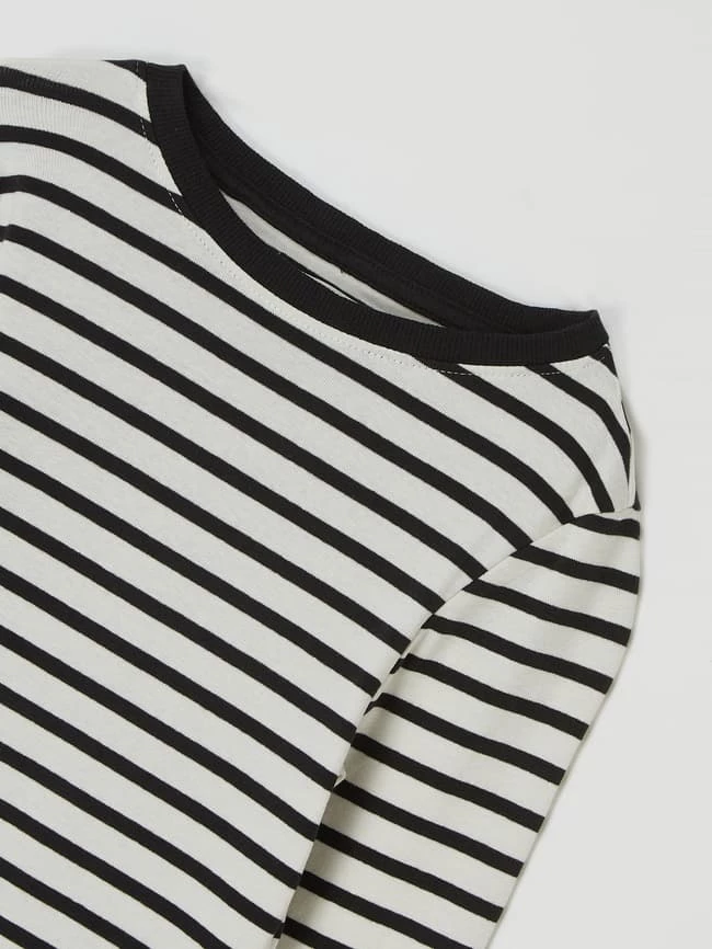 Billig 🎁 Garcia Longsleeve Mit Streifenmuster - Schwarz 🌟 4 Billig 🎁 Garcia Longsleeve Mit Streifenmuster - Schwarz 🌟 – Bild 2