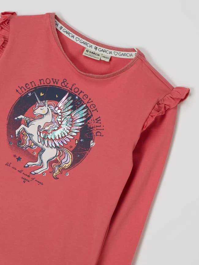 Coupon 💯 Garcia Longsleeve Mit Print - Koralle 💯 4 Coupon 💯 Garcia Longsleeve Mit Print - Koralle 💯 – Bild 2