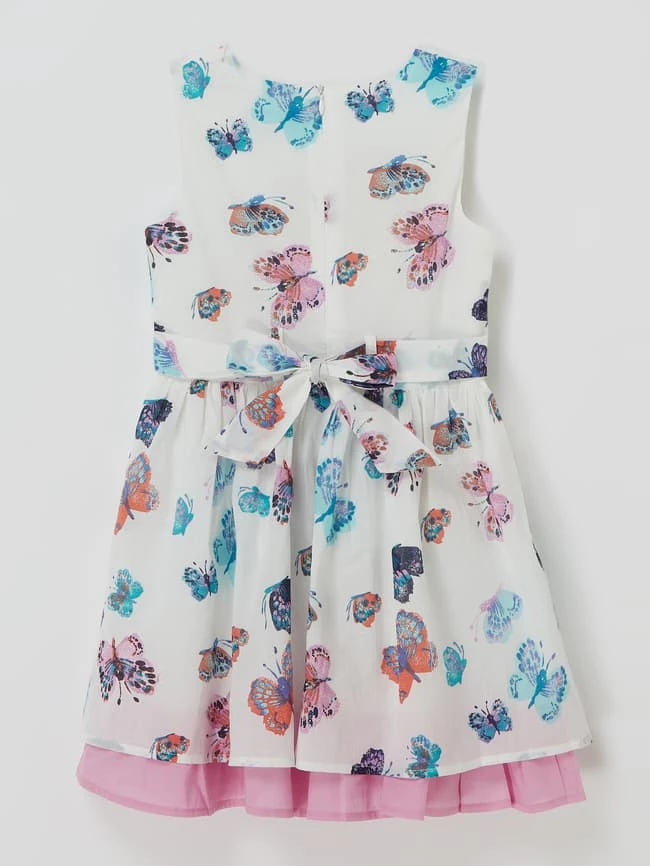 Coupon 🥰 Happy 👧 Girls Kleid Aus Baumwolle - Offwhite 😀 5 Coupon 🥰 Happy 👧 Girls Kleid Aus Baumwolle - Offwhite 😀 – Bild 3