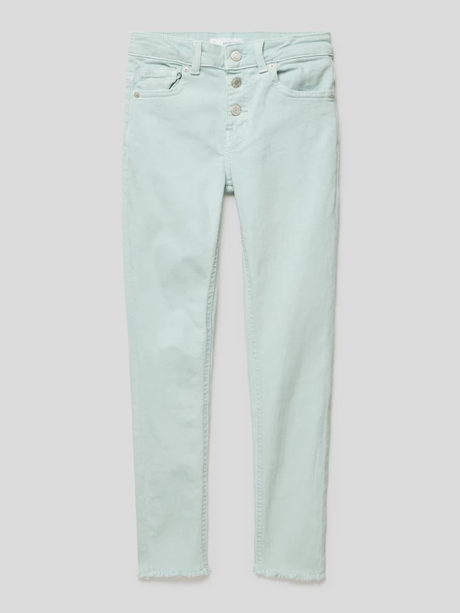 Billig 🎁 Mango Slim Fit 👖 Jeans Im Cropped Design - Mint 💯 3 Billig 🎁 Mango Slim Fit 👖 Jeans Im Cropped Design - Mint 💯