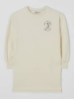 Besorgen 💯 Garcia Sweatkleid Mit Print - Offwhite ✔️