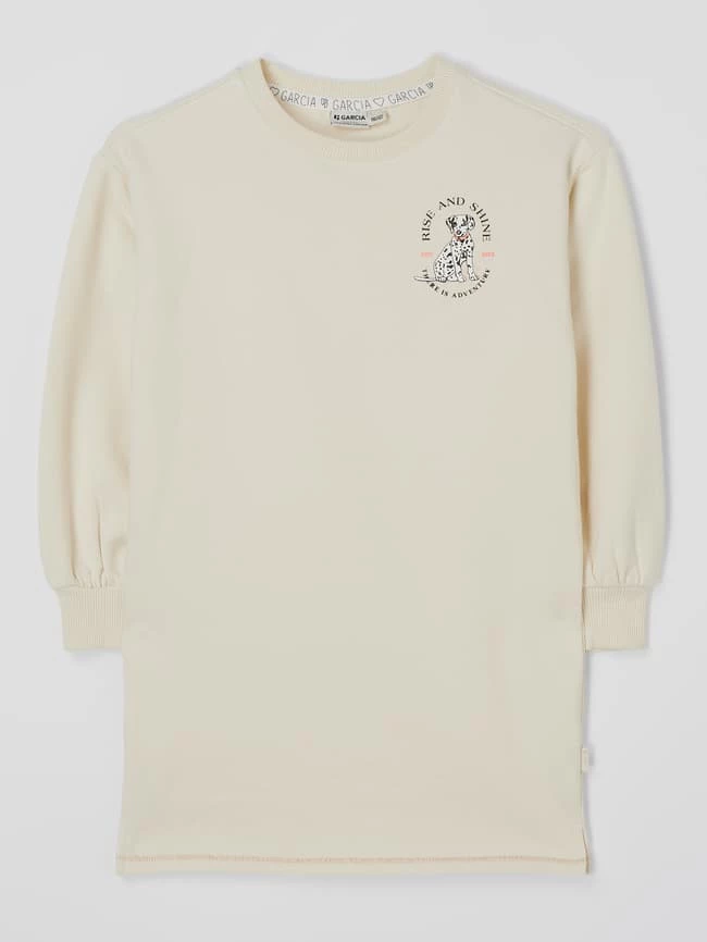 Besorgen 💯 Garcia Sweatkleid Mit Print - Offwhite ✔️ 3 Besorgen 💯 Garcia Sweatkleid Mit Print - Offwhite ✔️