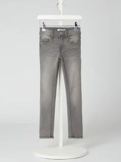 Brandneu 🎉 Name It Skinny Fit 👖 Jeans Mit Stretch-Anteil Modell 'Polly' - Hellgrau 👍