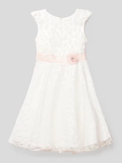 Billig 🎉 Happy 👧 Girls Kleid Mit Allover-Muster - Offwhite ⭐