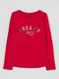 Billig 🌟 Blue Seven Longsleeve Aus Baumwolle - Pink 🛒