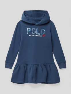 Beste Bewertungen von 🛒 Polo Ralph Lauren Kids Kleid Mit Kapuze Modell 'HOODDRESS' - Marineblau ✨