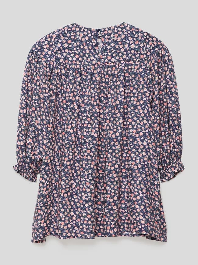 Auslauf 💯 Mango Kleid Mit Floralem Allover-Muster Modell 'DRESS MARTINA' - Marineblau 😀 5 Auslauf 💯 Mango Kleid Mit Floralem Allover-Muster Modell 'DRESS MARTINA' - Marineblau 😀 – Bild 3