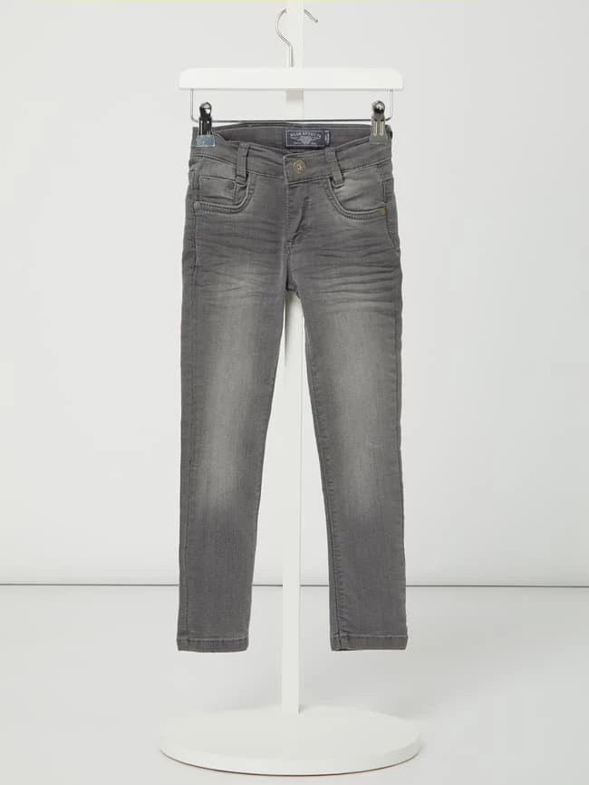 Budget 🥰 Blue Effect Super Skinny Fit 👖 Jeans Mit Stretch-Anteil - Mittelgrau 🌟 3 Budget 🥰 Blue Effect Super Skinny Fit 👖 Jeans Mit Stretch-Anteil - Mittelgrau 🌟