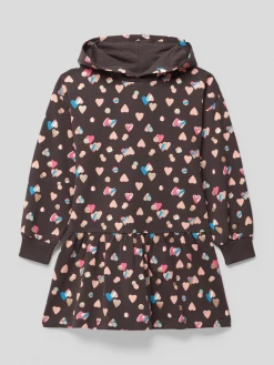 Angebote ✔️ S.Oliver RED LABEL Sweatkleid Mit Allover-Muster - Schwarz 🤩