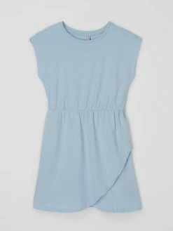 Bestpreis 💯 Only Jerseykleid In Wickel-Optik Modell 'May' - Bleu 🤩