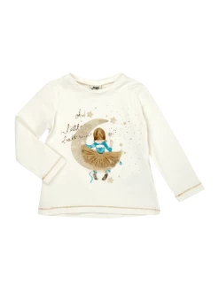 Auslauf ❤️ Mayoral Longsleeve Mit Print - Hellblau 💯