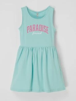 Top 10 🎁 Only Kleid Aus Jersey Modell 'Niella' - Helltürkis ❤️