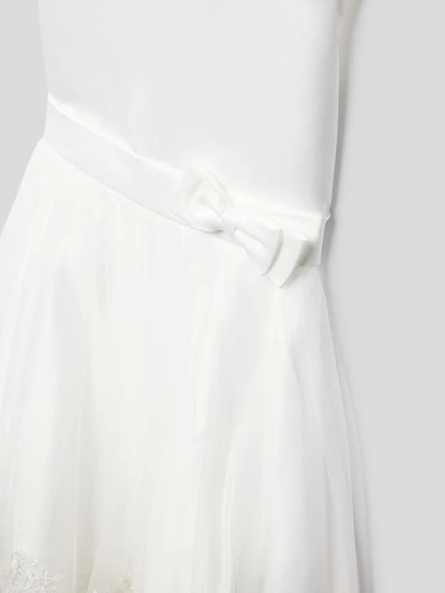 Billig ⌛ Happy 👧 Girls Kleid Mit Schleifen-Detail - Offwhite 🔥 4 Billig ⌛ Happy 👧 Girls Kleid Mit Schleifen-Detail - Offwhite 🔥 – Bild 2