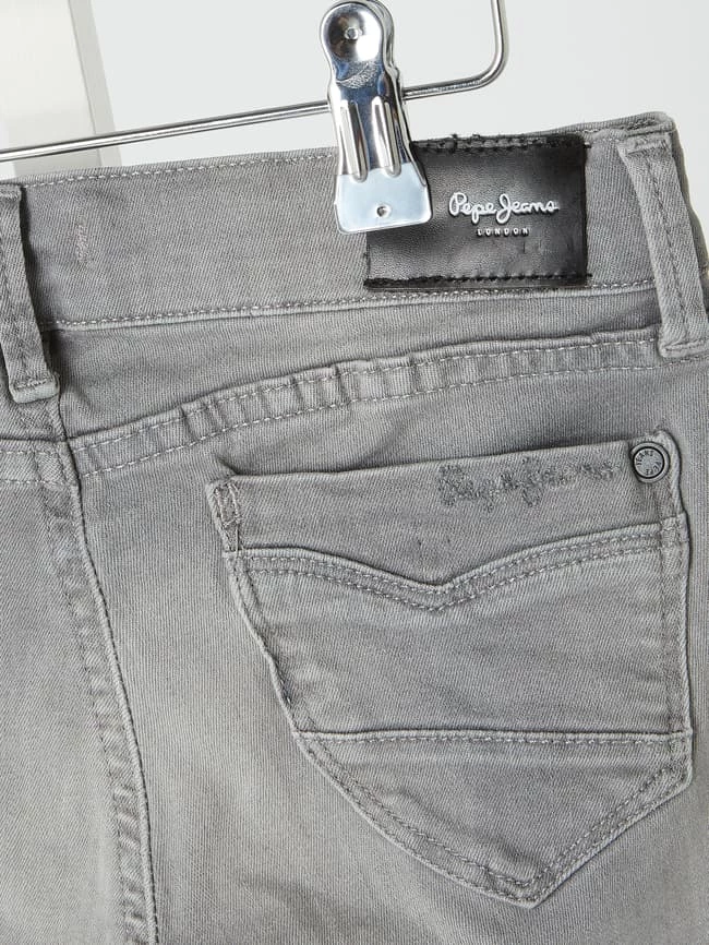Besorgen ❤️ Pepe 👖 Jeans Skinny Fit 👖 Jeans Mit Stretch-Anteil Modell 'Pixlette' - Mittelgrau Meliert 👏 6 Besorgen ❤️ Pepe 👖 Jeans Skinny Fit 👖 Jeans Mit Stretch-Anteil Modell 'Pixlette' - Mittelgrau Meliert 👏 – Bild 4