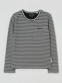 Billig 😀 Marc O'Polo Longsleeve Aus Bio-Baumwollmischung Mit Stretch-Anteil - Marineblau 🎉