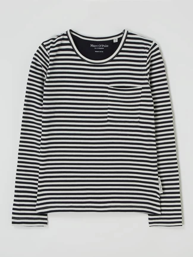 Billig 😀 Marc O'Polo Longsleeve Aus Bio-Baumwollmischung Mit Stretch-Anteil - Marineblau 🎉 3 Billig 😀 Marc O'Polo Longsleeve Aus Bio-Baumwollmischung Mit Stretch-Anteil - Marineblau 🎉