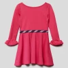 Besorgen 👍 Polo Ralph Lauren Kids Kleid Mit Kontraststreifen - Pink ✨