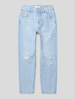 Bester Verkauf 😀 Mango 👖 Jeans Im Destroyed-Look - Hellblau 🥰