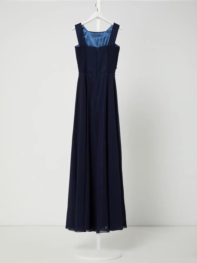 Auslauf 🧨 G.O.L. Maxikleid Aus Chiffon - Marineblau ⌛ 5 Auslauf 🧨 G.O.L. Maxikleid Aus Chiffon - Marineblau ⌛ – Bild 3